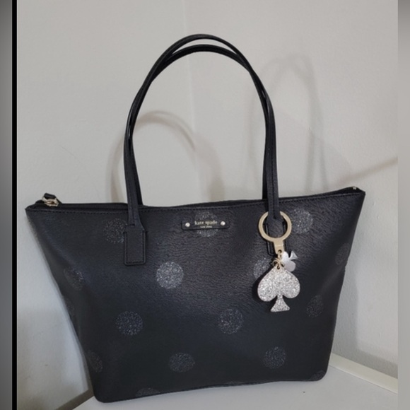NWOT Kate Spade New York Haven Lane polka dot tote - Picture 1 of 8